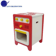 Kitchen Pretend Play Retro Wooden Gas Stove Toy